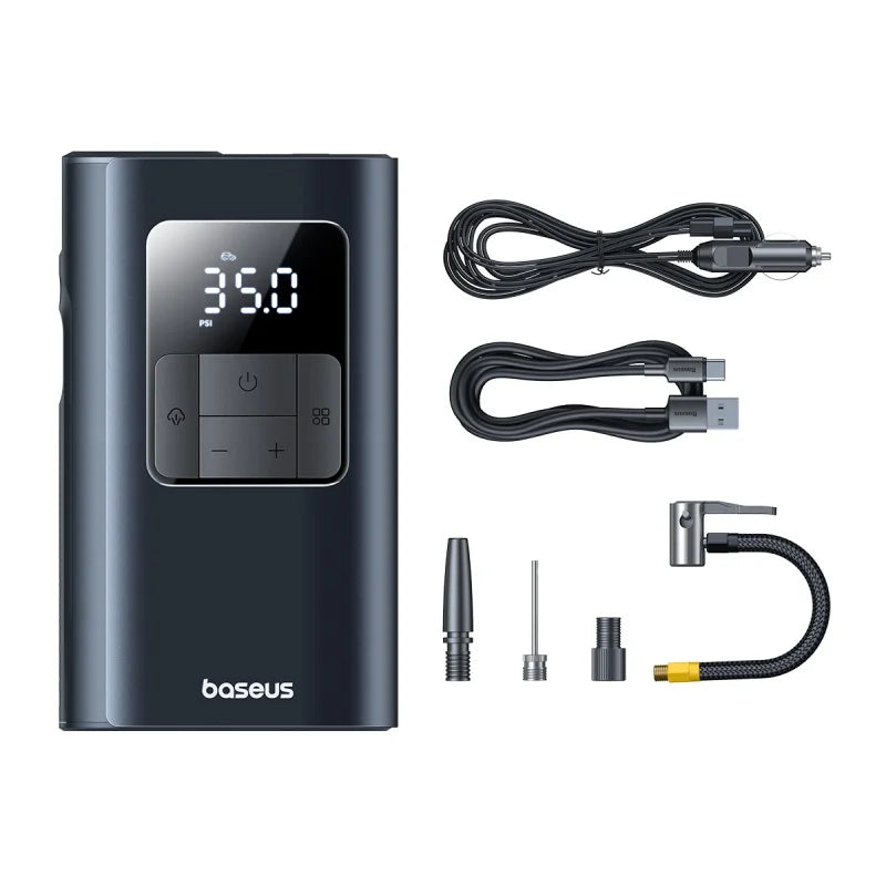 Baseus PrimeTrip VA1 Wired and Wireless 2-in-1 Tire Inflator Cosmic Black