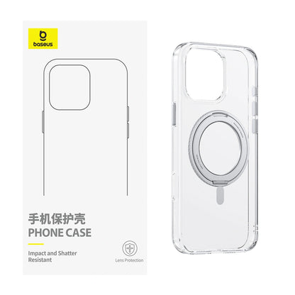 Baseus iPhone 16 Pro SkyRing Series 360 Magnetic Phone Case with Stand