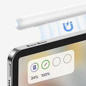 Baseus Smooth Writing 2 Series Dual Charging Stylus Active Wired and Wireless Version – Moon White