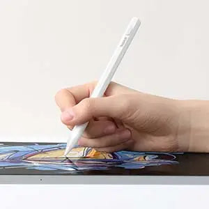 Baseus Smooth Writing 2 Series Dual Charging Stylus Active Wired and Wireless Version – Moon White