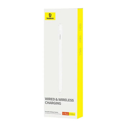 Baseus Smooth Writing 2 Series Dual Charging Stylus Active Wired and Wireless Version – Moon White