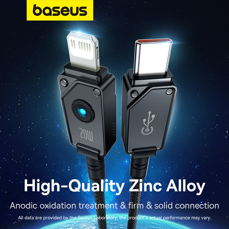 Baseus Unbreakable Series  Type-C to Lightning Fast Charging Cable (1m / 2m)
