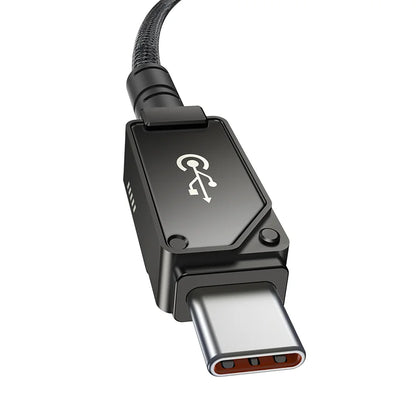 Baseus 1m Unbreakable Series Fast Charging Data Cable Type-C to Type-C 100W Cluster Black – P10355800111-00