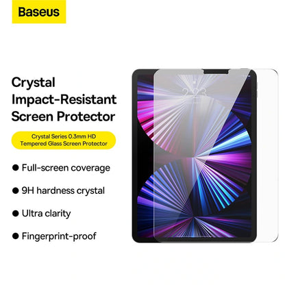 Baseus iPad Pro/Air3 10.5″ / iPad 7/8/9 10.2″ Crystal Series HD Tempered Glass Screen Protector