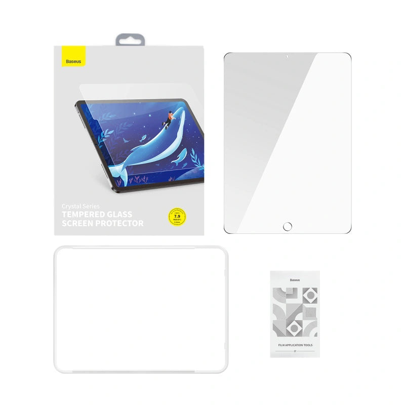 Baseus iPad Pro/Air3 10.5″ / iPad 7/8/9 10.2″ Crystal Series HD Tempered Glass Screen Protector
