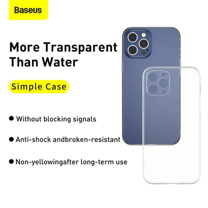 Baseus iPhone 12 Pro Max 6.7-Inch Simple Case Transparent
