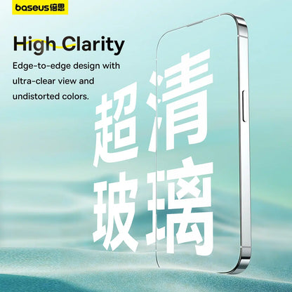 Baseus iPhone 15/16 Sapphire Series HD Tempered-Glass Screen Protector