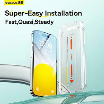 Baseus iPhone 15/16 Sapphire Series HD Tempered-Glass Screen Protector