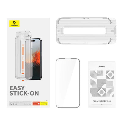 Baseus iPhone 15/16 Sapphire Series HD Tempered-Glass Screen Protector