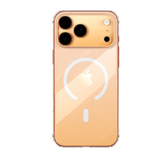 Baseus iPhone 17 Pro Max Crystal Slim Magnetic With Lense Background cover Phone Case Clear