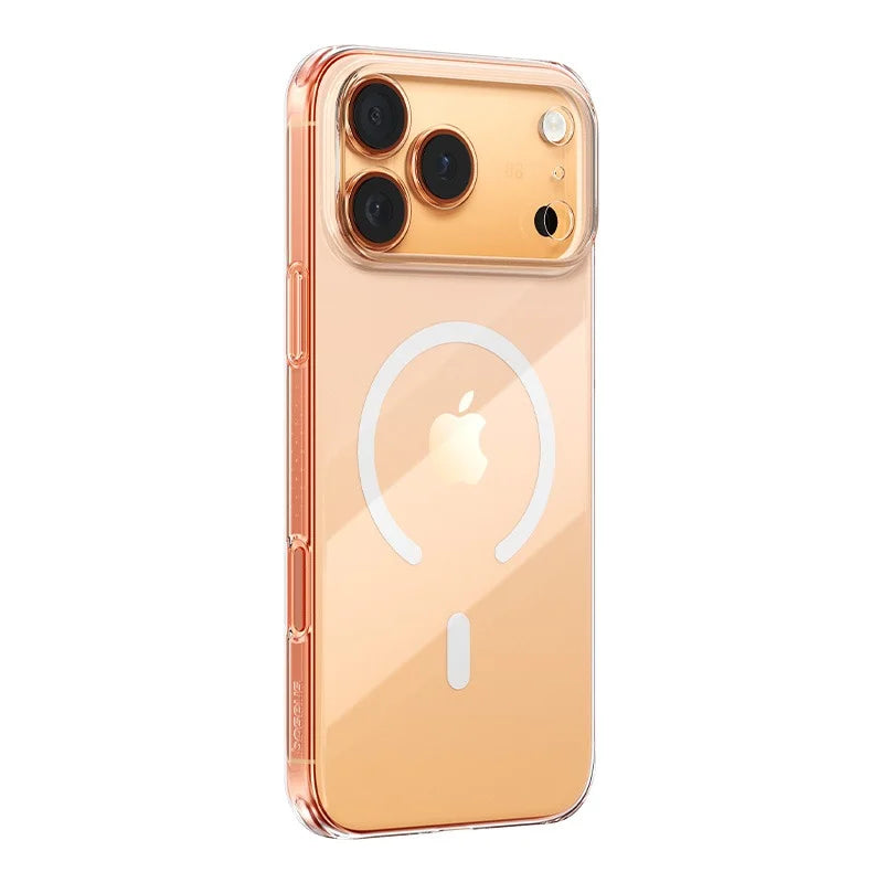 Baseus iPhone 17 Pro Max Crystal Slim Magnetic With Lense Background cover Phone Case Clear