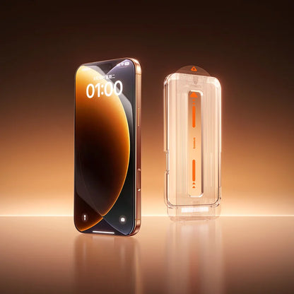 Baseus iPhone 17 Pro Max Impact HD Tempered Glass Screen Protector with Dustproof Installation Tray Clear