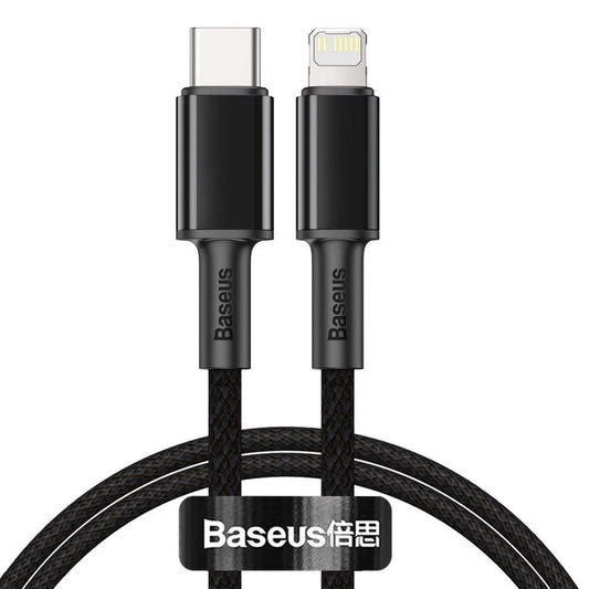 Baseus 20W High Density Braided Fast Charging Data Type-C to Lightning PD Cable (1m / 2m)