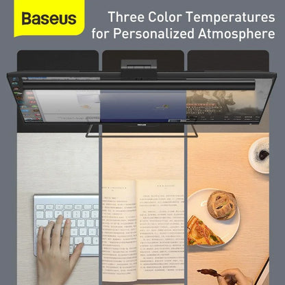Baseus i-wok Series USB Stepless Dimming Screen Hanging Light (Youth) Black – DGIWK-B01