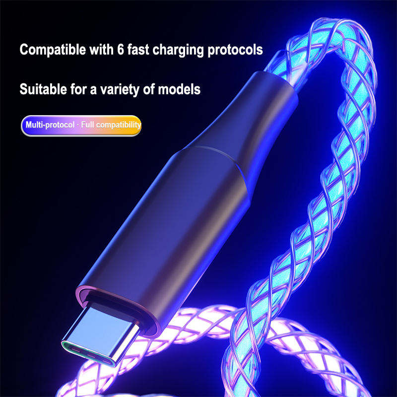 Phone Planet RBG light Data Cable Type-C to C
