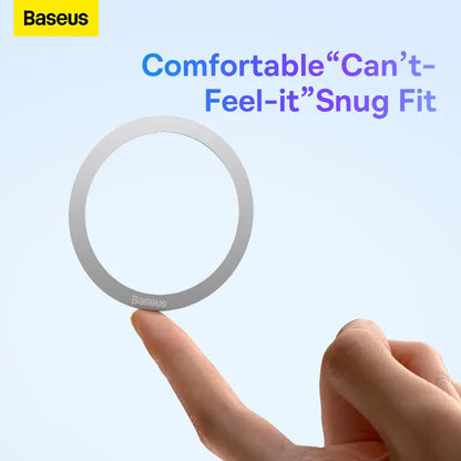 Baseus Halo Series Magnetic Metal Ring 2pcs/pack Silver