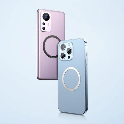 Baseus Halo Series Magnetic Metal Ring 2pcs/pack Silver