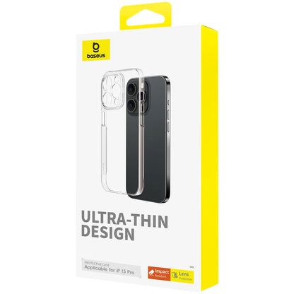 Baseus Lucent Series-iPhone 15 Pro-Clear Transparent, Ultra Thin Design Protective Case?- P60157204203-01