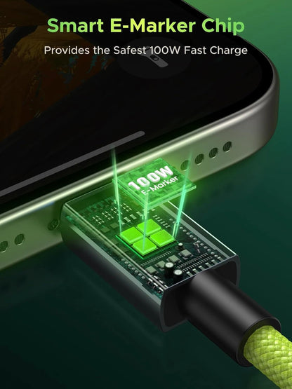 UGREEN 1 Meter 100W 5A Max Type – C to Type – C PD Fast Charging Cable Genshin Impact Edition – L512- 45063GI