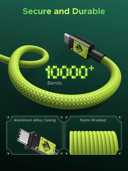 UGREEN 1 Meter 100W 5A Max Type – C to Type – C PD Fast Charging Cable Genshin Impact Edition – L512- 45063GI