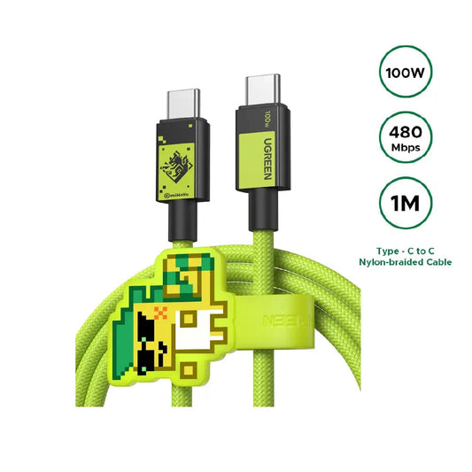 UGREEN 1 Meter 100W 5A Max Type – C to Type – C PD Fast Charging Cable Genshin Impact Edition – L512- 45063GI