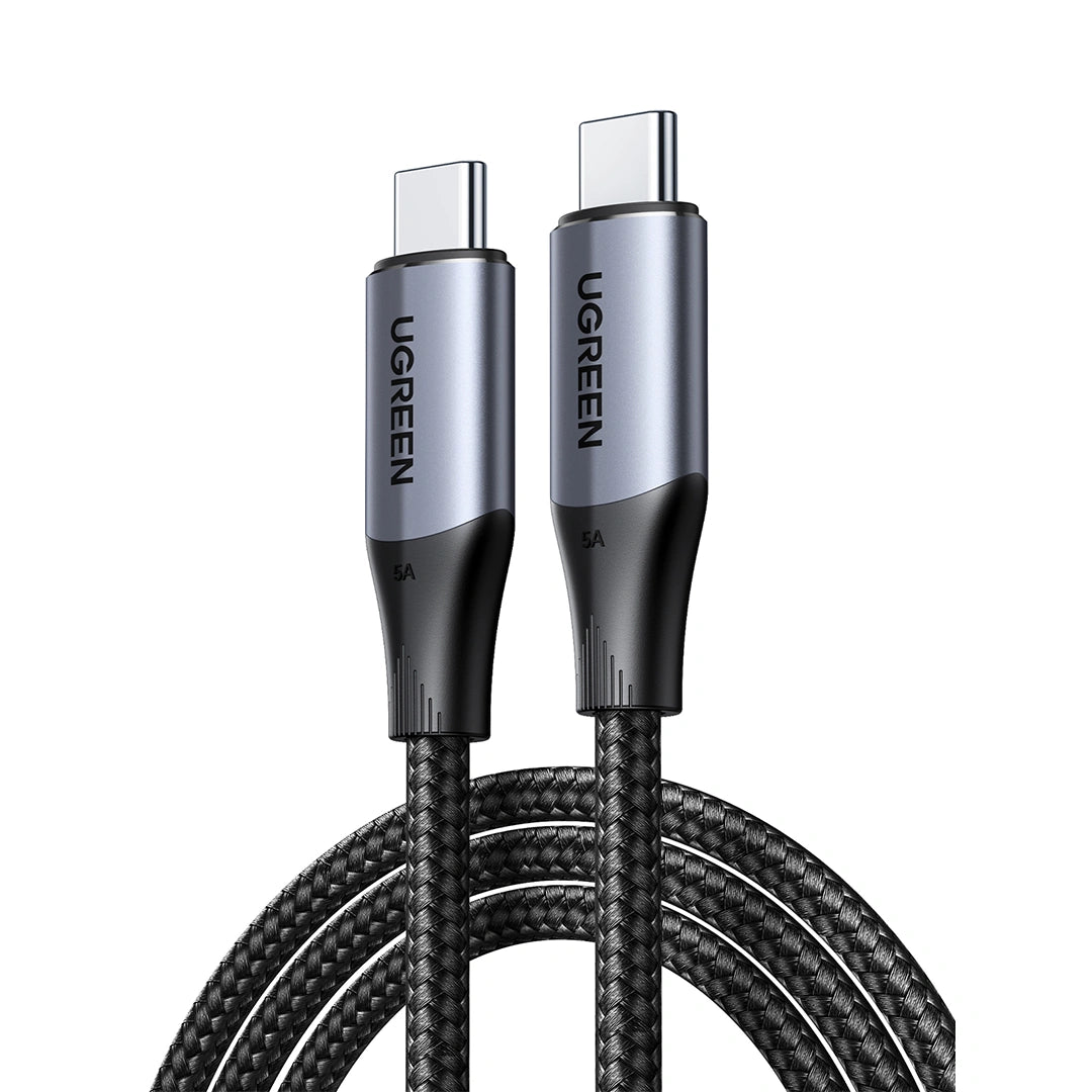 UGREEN 1 Meter 240W 4K@60Hz Type-C to Type-C 3.2 Gen 2 Nylon Braided Cable – US355 – 80150
