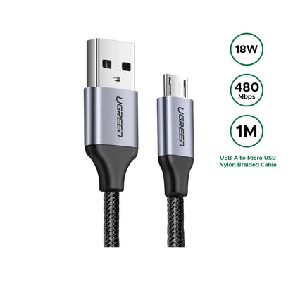 UGREEN 1 Meter USB to Micro Cable – US290 – 60146