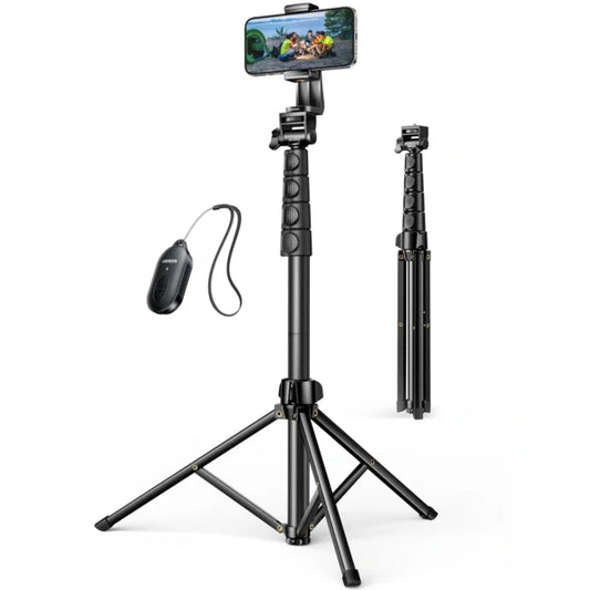 UGREEN 1.7 Meter Floor Tripod And Selfie Stick with Bluetooth Remote – LP680 - 15609