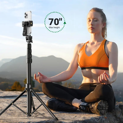 UGREEN 1.7 Meter Floor Tripod And Selfie Stick with Bluetooth Remote – LP680 - 15609