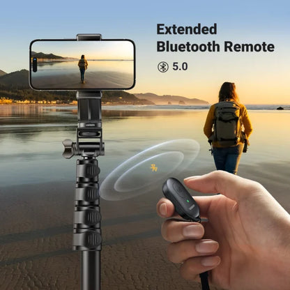 UGREEN 1.7 Meter Floor Tripod And Selfie Stick with Bluetooth Remote – LP680 - 15609