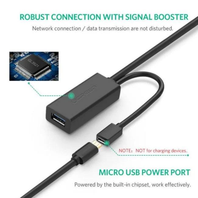 UGREEN 10 Meter USB 3.0 Extension Cable – 20827