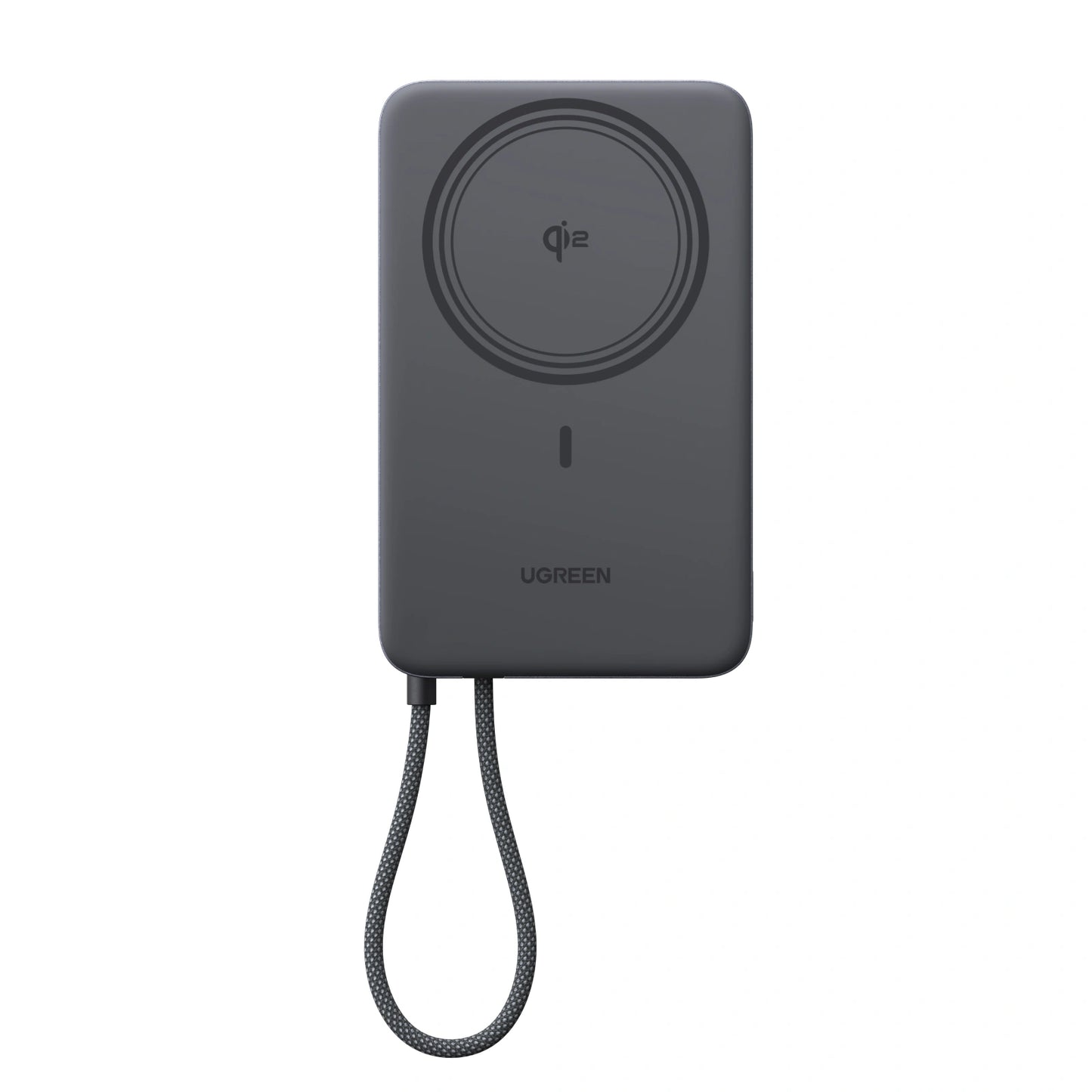 UGREEN 10000mAh 15W Qi2 MagFlow Air Magnetic Power Bank (Space Gray)- PB570 – 75982B