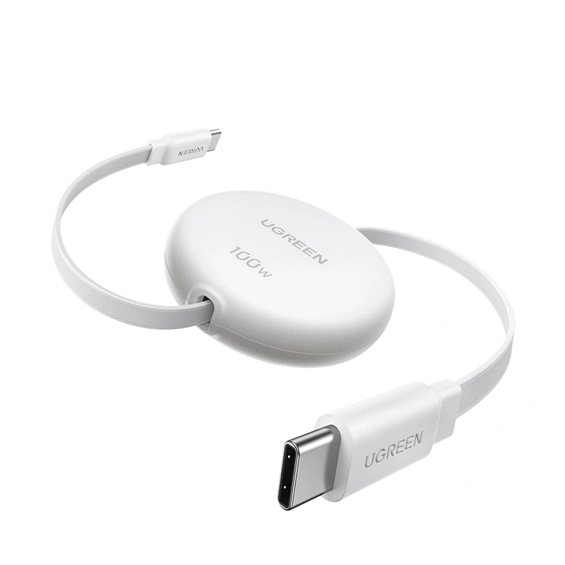 UGREEN 94cm Max 100W Nexode Retractable Type-C to Type-C PD Fast Charging Cable – L531 – 95673