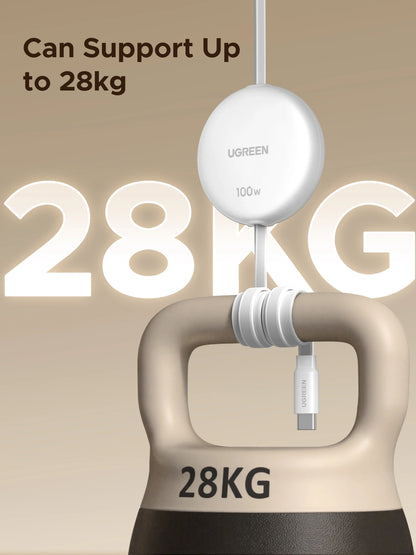 UGREEN 94cm Max 100W Nexode Retractable Type-C to Type-C PD Fast Charging Cable – L531 – 95673