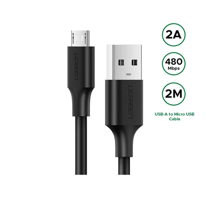 UGREEN 2 Meter USB to Micro 2A Max Cable – US289 – 60138