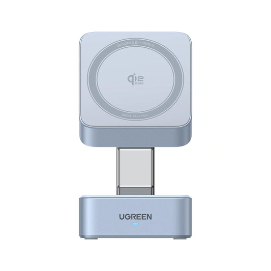 UGREEN 25W Qi2 MagFlow 2-in-1 Magnetic Wireless Charger – W752 – 55960B