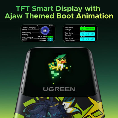 UGREEN 20000mAh 130W Genshin Impact Edition Smart Display Fast Charging Power Bank – PB721 – 35524GI