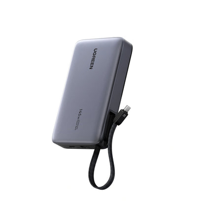 UGREEN 20000mAh 145W Power Bank with Built-in Cable – PB551 – 55992B