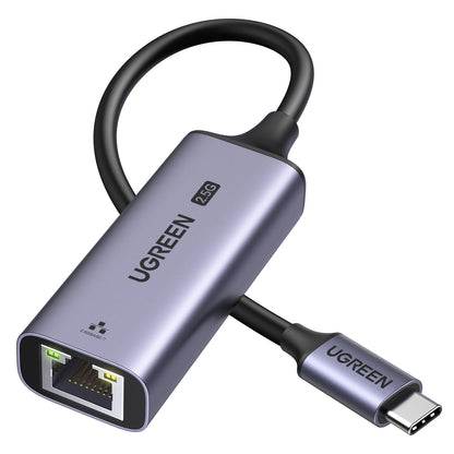 UGREEN 2.5G Type-C to RJ45 3.1 Gen Ethernet Aluminum Adapter – CM648 – 25052