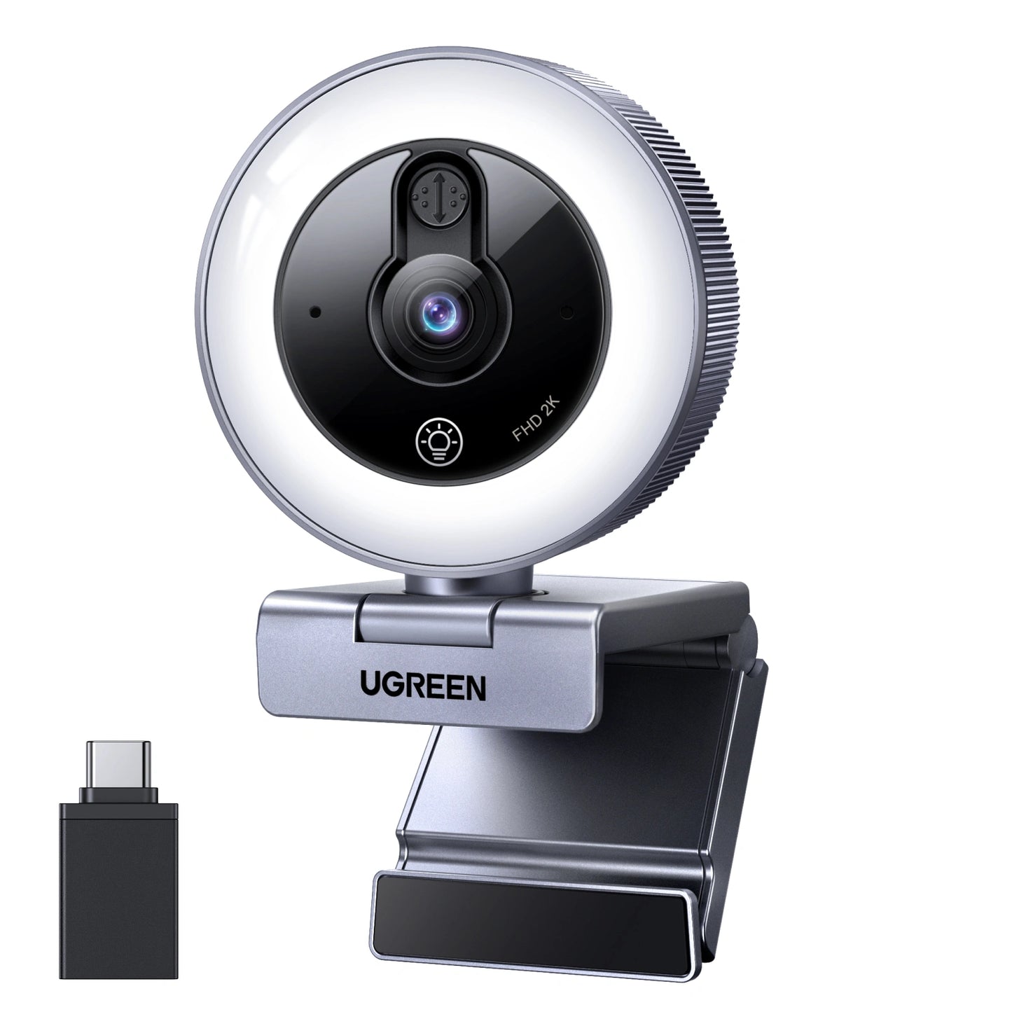 UGREEN 2K 30fps Web Camera with Ring light – CM910 – 65857