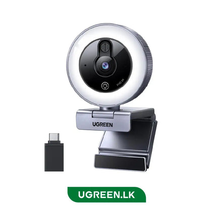 UGREEN 2K 30fps Web Camera with Ring light – CM910 – 65857