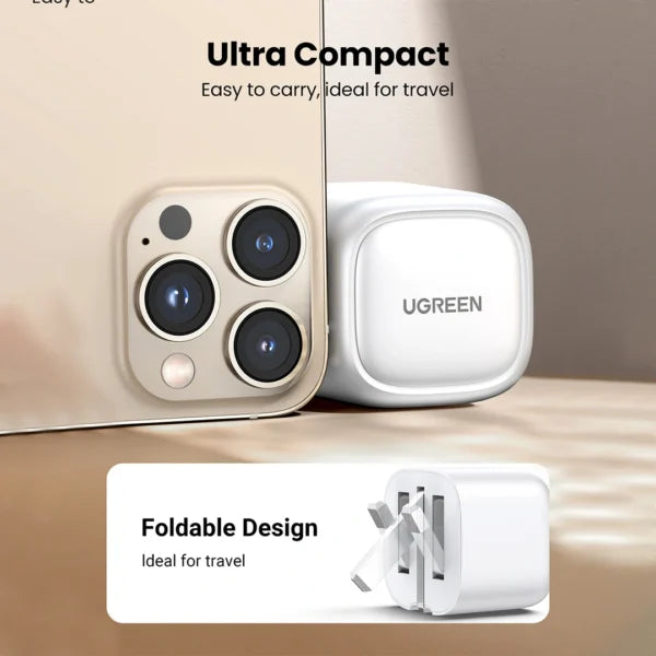 UGREEN 30W Type-C GaN Fast Charging Adapter – CD305 - 15330