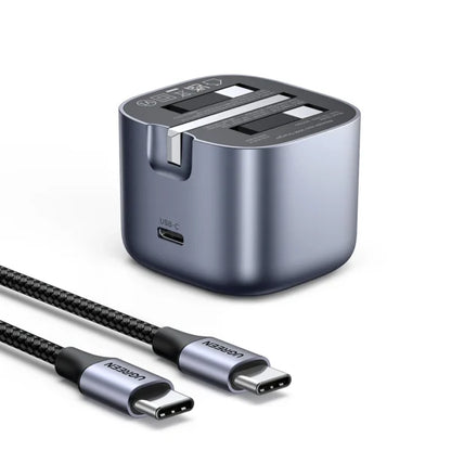 UGREEN 30W USB-C Nexode GaN PD Fast Charger UK with Type-C to Type-C Cable – CD305 - 25114