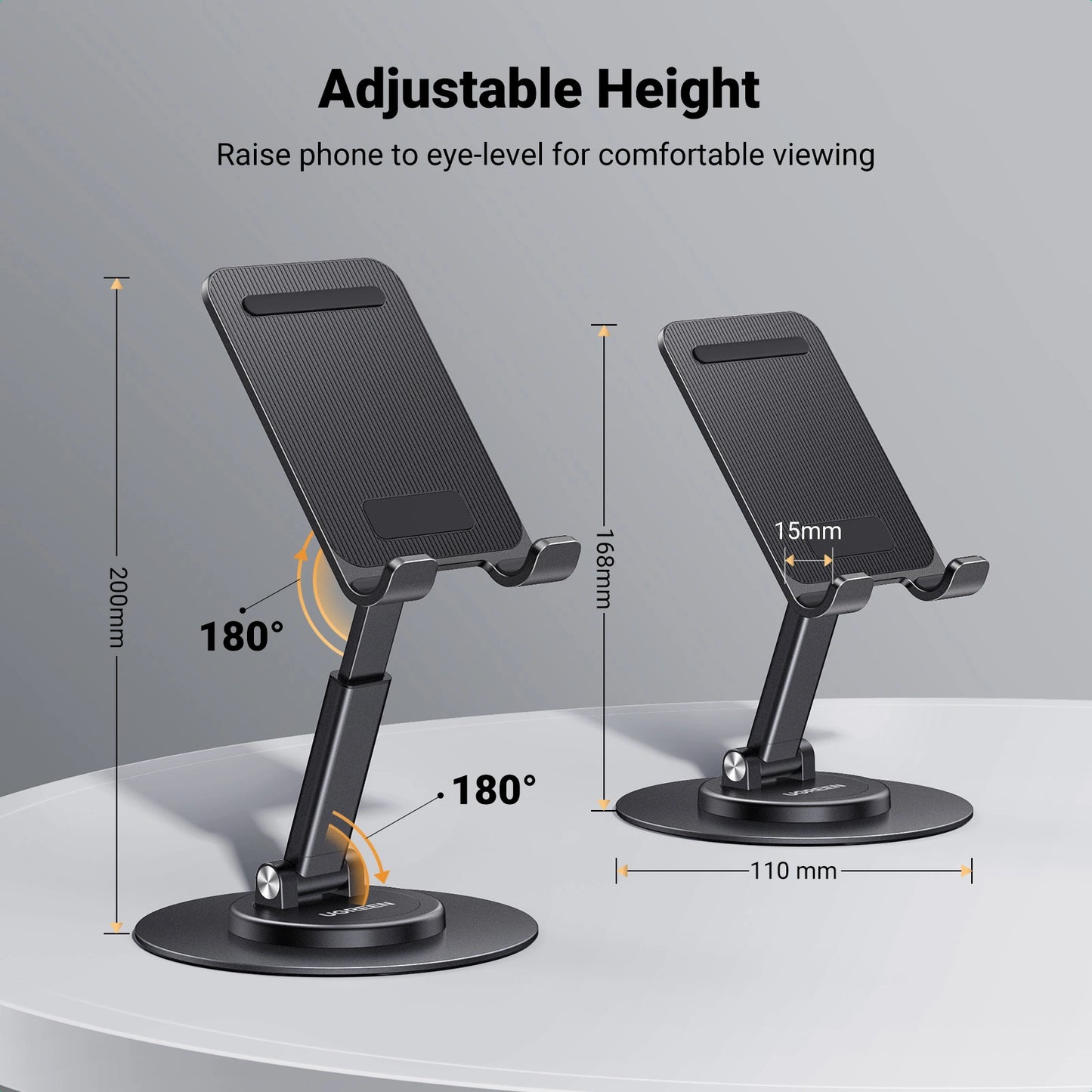 UGREEN 360 Rotating And Folding Phone Stand – LP805 - 35152