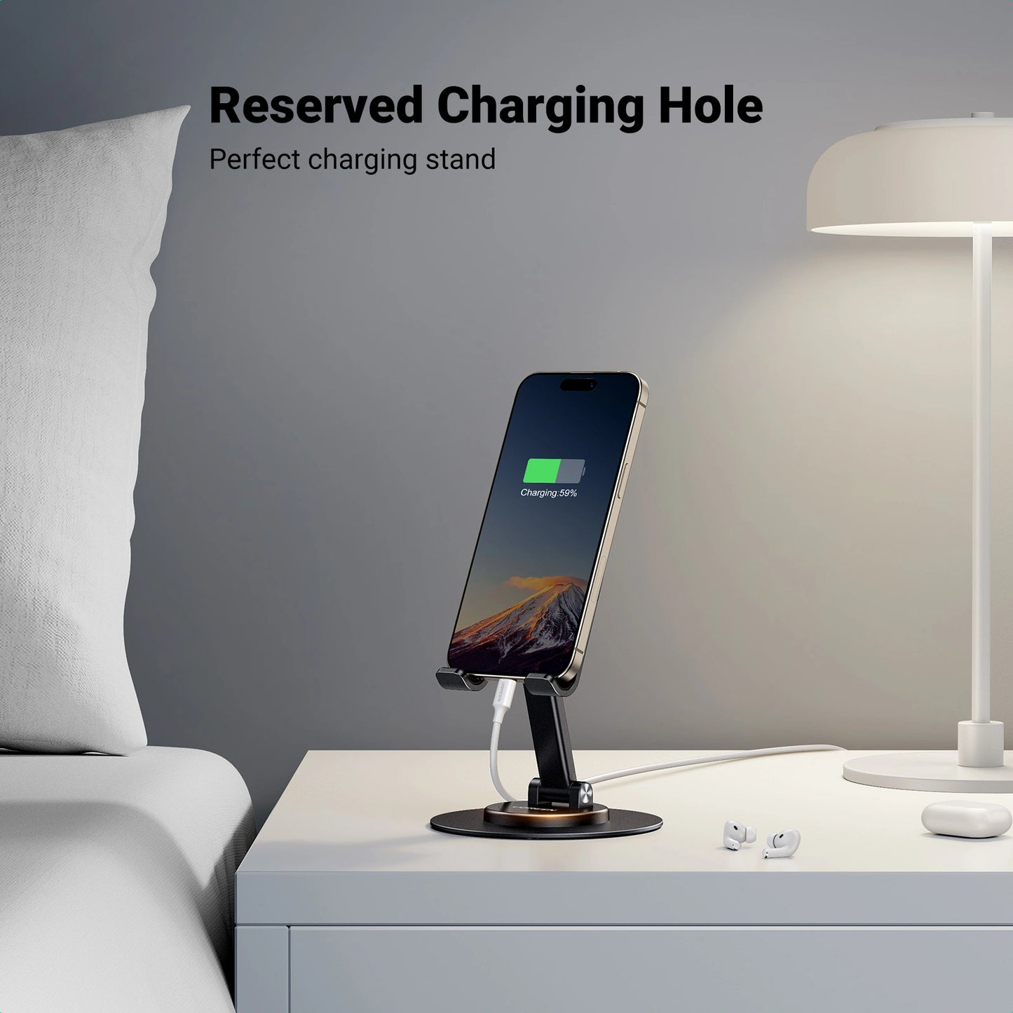 UGREEN 360 Rotating And Folding Phone Stand – LP805 - 35152