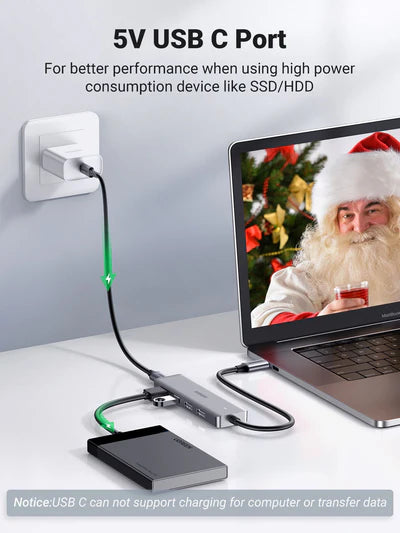 UGREEN 4 – Port USB 3.0 to Type -C HUB – CM219 – 70336