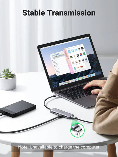 UGREEN 4 – Port USB 3.0 to Type -C HUB – CM219 – 70336