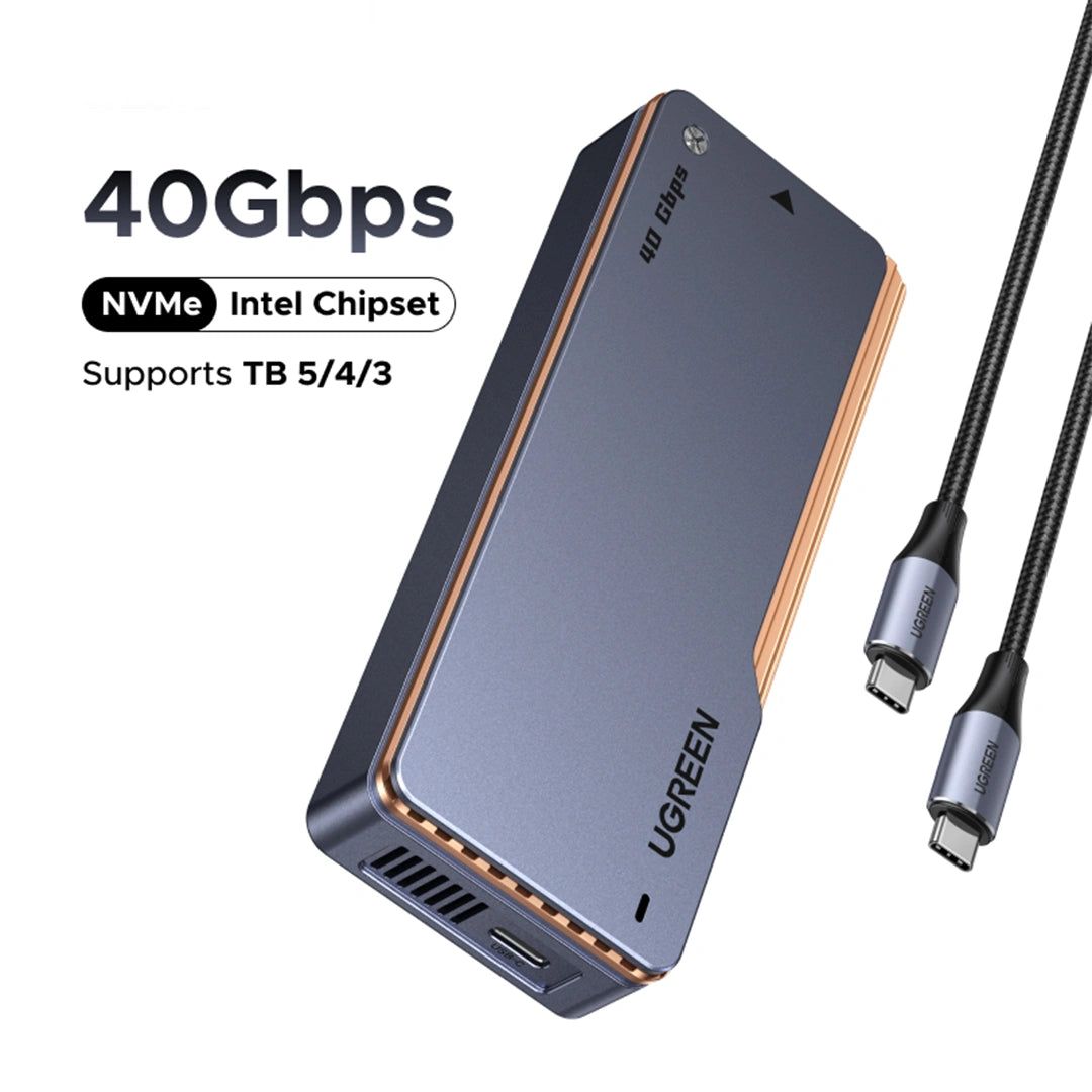 UGREEN 40Gbps USB4® M.2 NVMe SSD Aluminum Alloy Enclosure – D703 - 65727