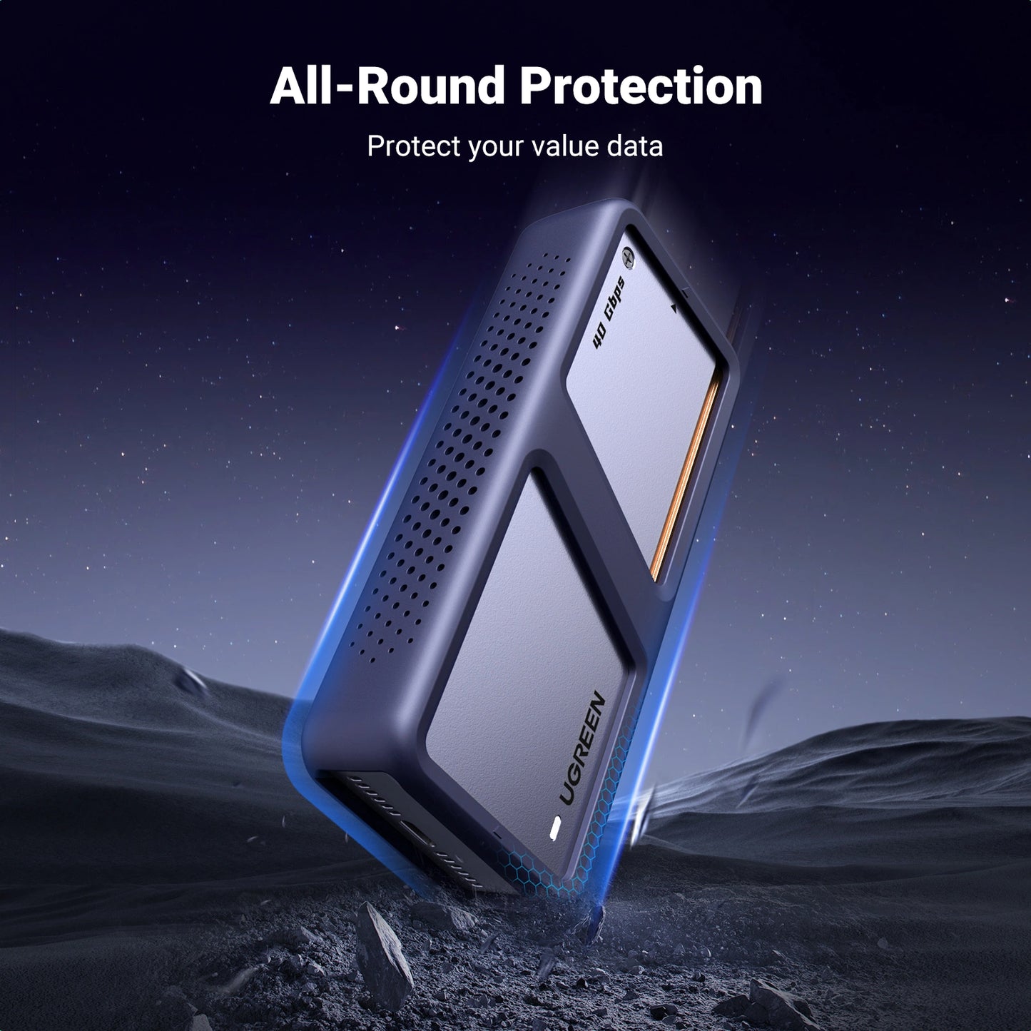 UGREEN 40Gbps USB4® M.2 NVMe SSD Aluminum Alloy Enclosure – CM642 - 15976