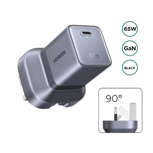 UGREEN 65W Nexode Air Type-C Foldable GaN Fast Charger (PD3.2/3.0) X860 – 95533B